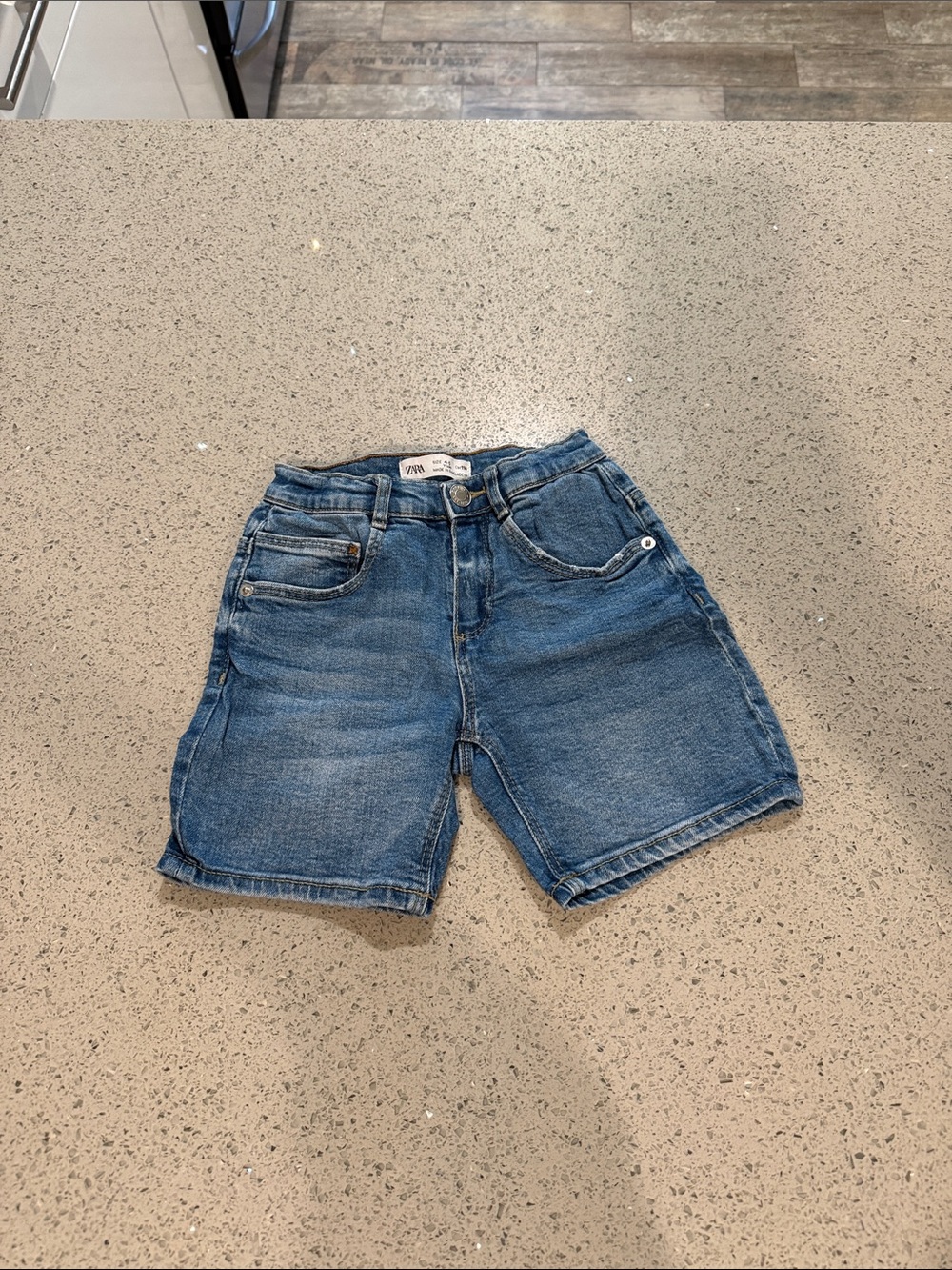 Zara Blue Denim Kids Shorts